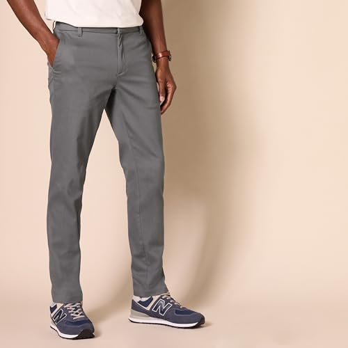 Image of Amazon Essentials Men's Slim-Fit Wrinkle-Resistant Flat-Front Stretch Chino Pant