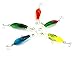 LENPABY 5PCS 7CM Popper Poper Lure fishing lures for bass Fishing Lures Shallow Deep Diving Swimbait Crankbait Fishing Wobble Multi Jointed Hard Baits for Trout Freshwater and Saltwater