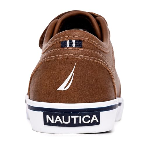 Image of Nautica Kids Adjustable Strap Shoes | Comfortable Casual Sneakers for Boys and Girls, Toddlers & Little Kids