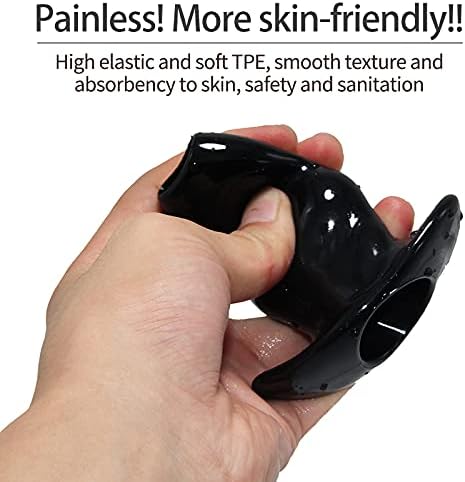 Miniatura 7 de Enchufe anal, 3 piezas de silicona tapón de anal dilatador anal para adultos, juguete sexual para hombres, mujeres y parejas, color negro