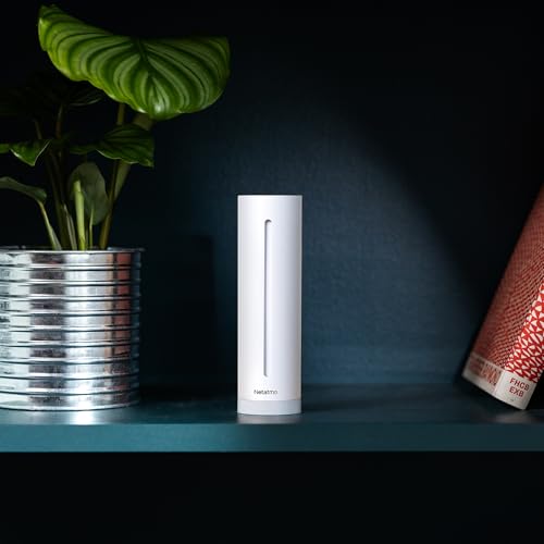 Netatmo Smarter Raumluftsensor für Innenräume, CO2-Sensor, Temperatur, Luftfeuchtigkeit, Geräusch - Haussteuerung, Gesundes Raumklima… – Ansicht 3