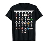 Funny Marching Band Alphabet Band Camp Student Camp T-Shirt
