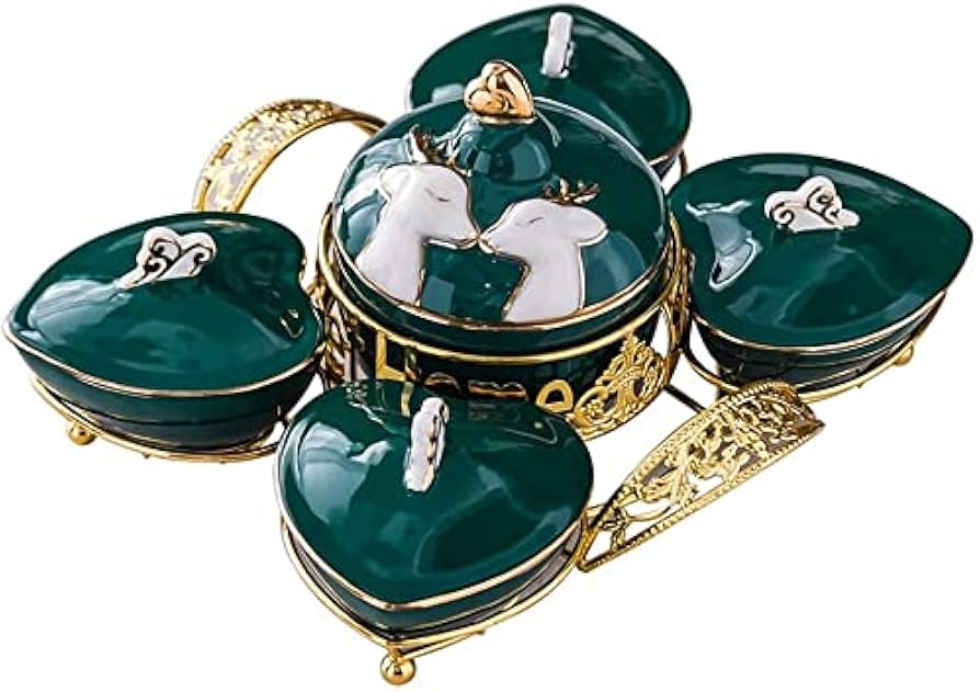 手付き器（果物盛・菓子器） Amazon｜菓子器 菓子鉢 菓子皿 お菓子入れ 蓋付きの金属製のラックの