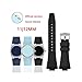 Silicone Strap Fit For Tissot PRX 35MM/40MM Series Men Women Casual Fashion Replacement Rubber Strap(Black01,35mm-11mm)