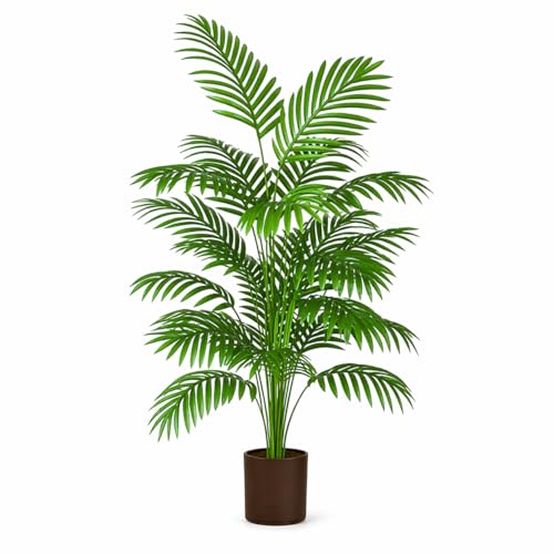 Artificial Areca Palm Tree 110 cm Tall with Pot | Realistic Faux ...