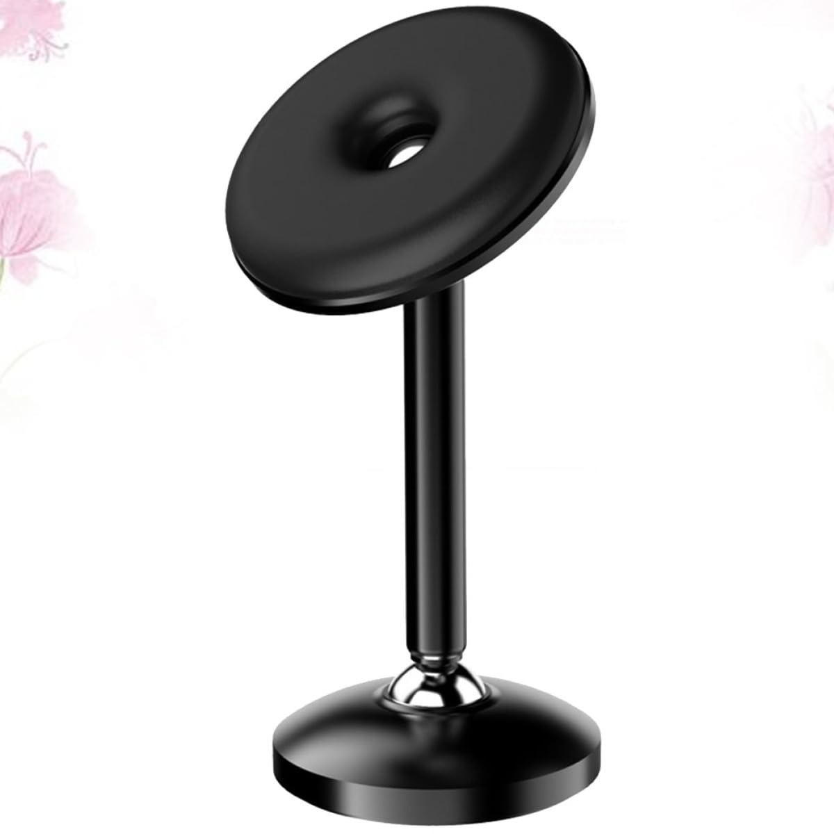 jojofuny 3pezzi Supporto Magnetico Per Telefono Auto Lega Di Alluminio Rotazione e Installazione Facile Compatibile Con Tutti Modelli Di Smartphone Nero