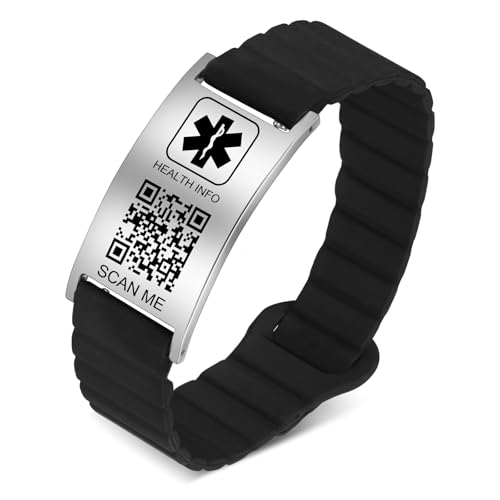 Theluckytag QR Code ID Bracelet
