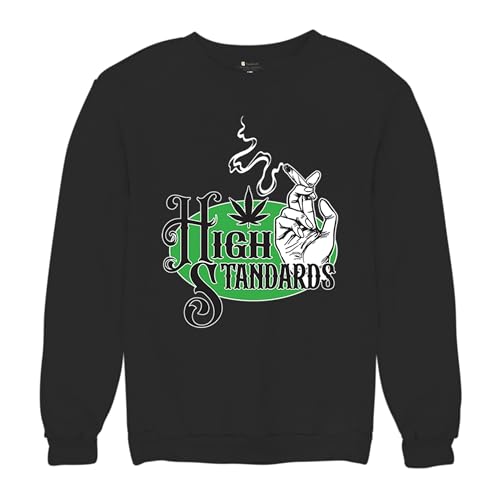 Amazon.com: Tee Hunt High Standards Unisex Crewneck Sweatshirt