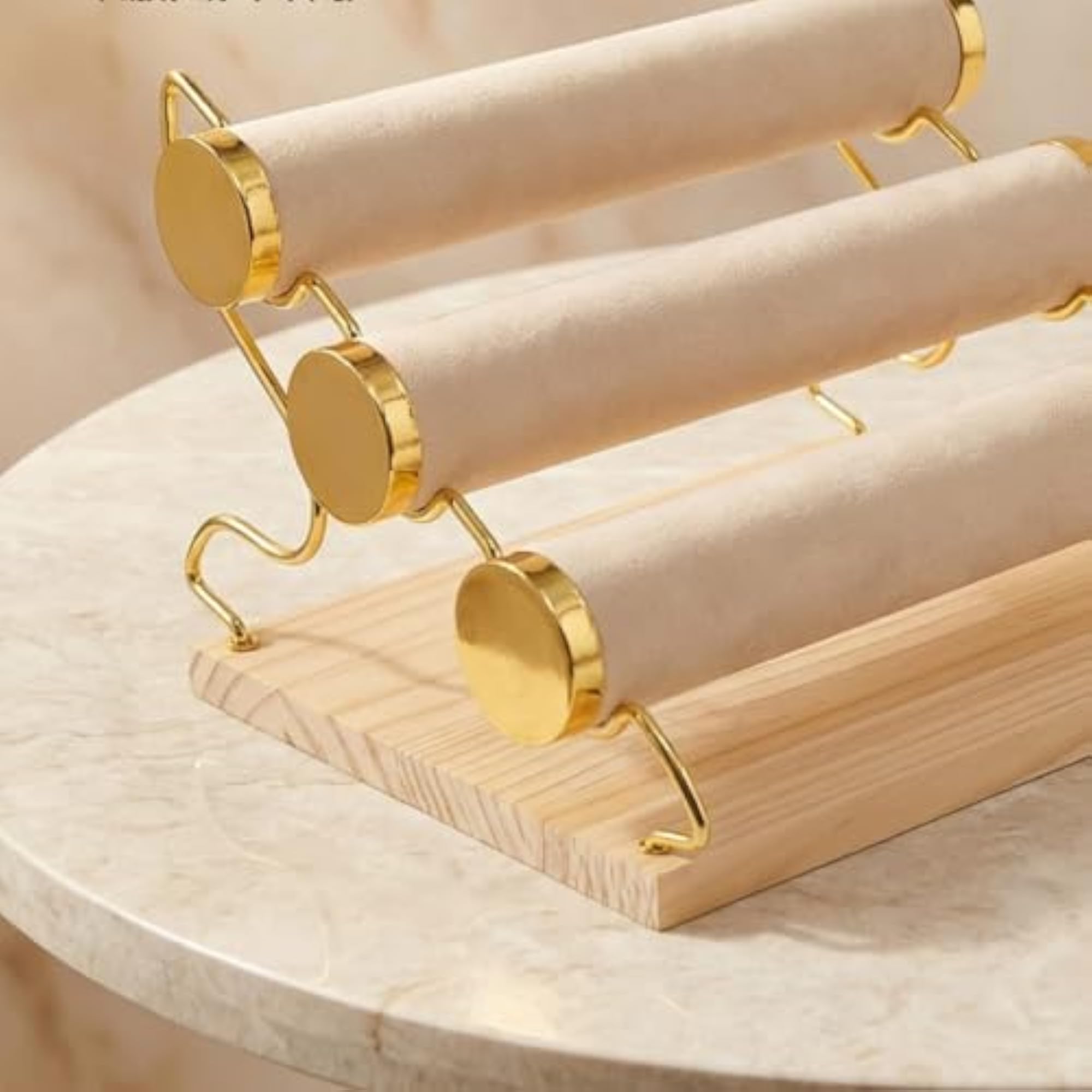 Three Tier Jewelry Display Rack for Watches and Bracelets