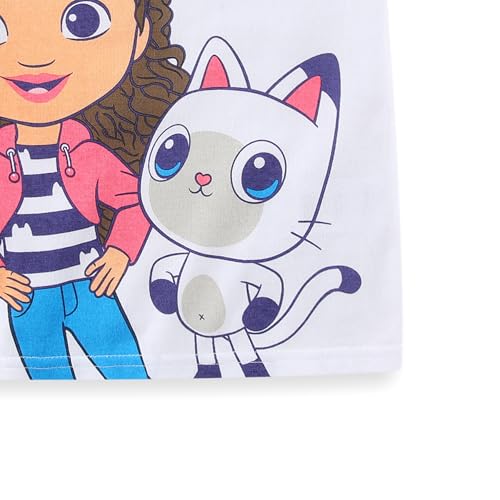 Image of DREAMWORKS GABBY'S DOLLHOUSE Girls Short Sleeve T-Shirt and French Terry Shorts Set for Toddler and Big Kids