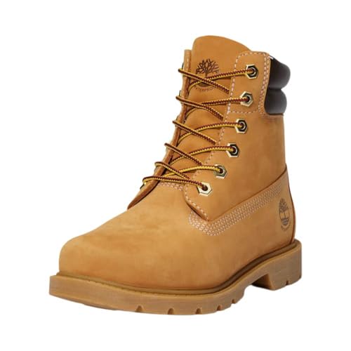 Timberland Women's Linden Woods 6-Inch Waterproof Boot, Wheat Nubuck-NEW 2024, 7 Medium