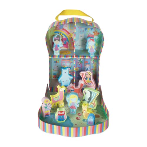 Boîte de jeu fée Floss & Rock arc-en-ciel jouet bois 43P6364