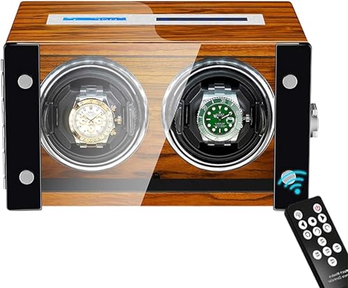 FENOKD Watches and Jewelry Automatic Watch Winder Watch Winder Box Extremely Silent Motor LCD Touch Screen Built-in Illuminatio
