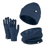 Hochwertiges Material: Anders als die meisten mütze schal handschuhe set für damen und herren hat unser set aus mütze, nackenwärmer und handschuhen ein dickes weiches fleece gefütterte, das zusätzliche wärme genießt und sie im kalten winter schützt.