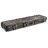 HQ ISSUE Double Hard Gun Case with Foam for Rifles and Shotguns