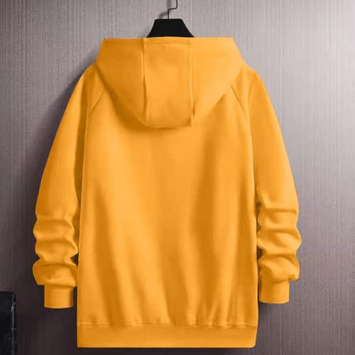 Men'S Fashion Hoodies & Sweatshirts Loose Casual Fleece Lined Sweatshirt Winter Warm Hooded Outfits with Pocket4