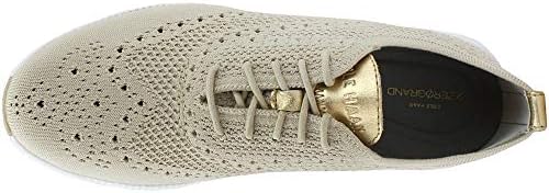 COLE HAAN Women's 2.Zerogrand Stitchlite Oxford, Rye Knit/Optic White, 10 | Image 5