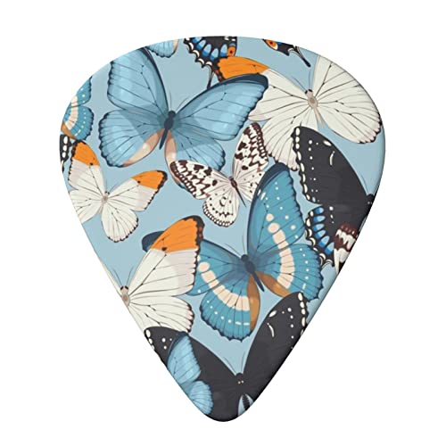 Butterfly Lot de 6 médiators pour guitare acoustique, guitare électrique, basse, ukulélé – fins, moyens et épais - Les Beatles, Paul McCartney, John Lennon, RIngo Starr, George Harrison Butterfly Lot de 6 médiators pour guitare acoustique, guitare électrique, basse, ukulélé - fins, moyens et épais – Image 4