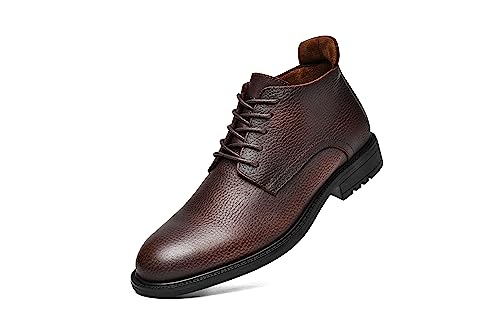 Mens Slip on Boots Chukka Boots Fashion and Comfort Casual Oxfords Ankle Lace Up Boot