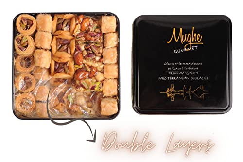 Mughe Gourmet Luxury Baklava Pastry Metal Gift Box thumb #2