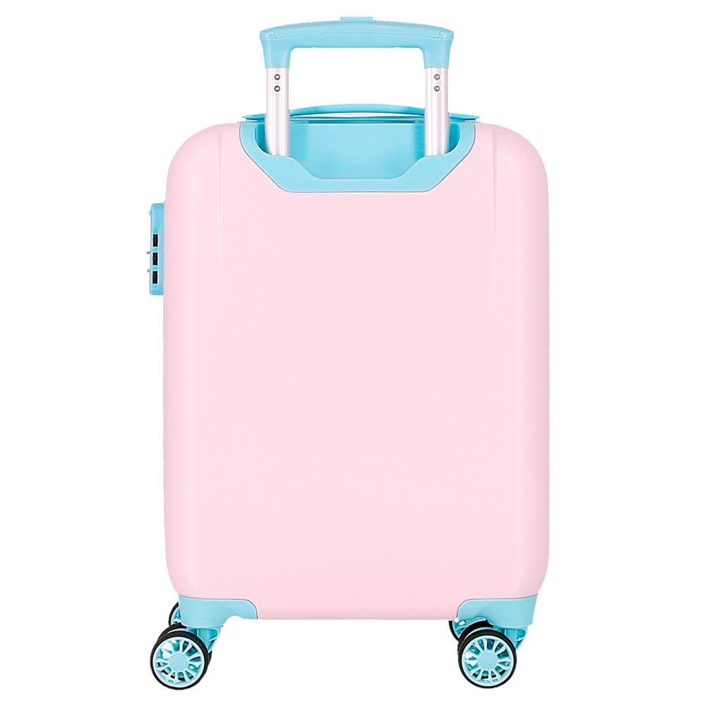 Joumma Disney Heart Stitch Walizka kabinowa różowa 33 x 50 x 20 cm sztywna 2 kg zamek szyfrowy z boku ABS 2 kg 33 l bagaż podręczny, Różowy kolor, Talla única, walizka kabinowa