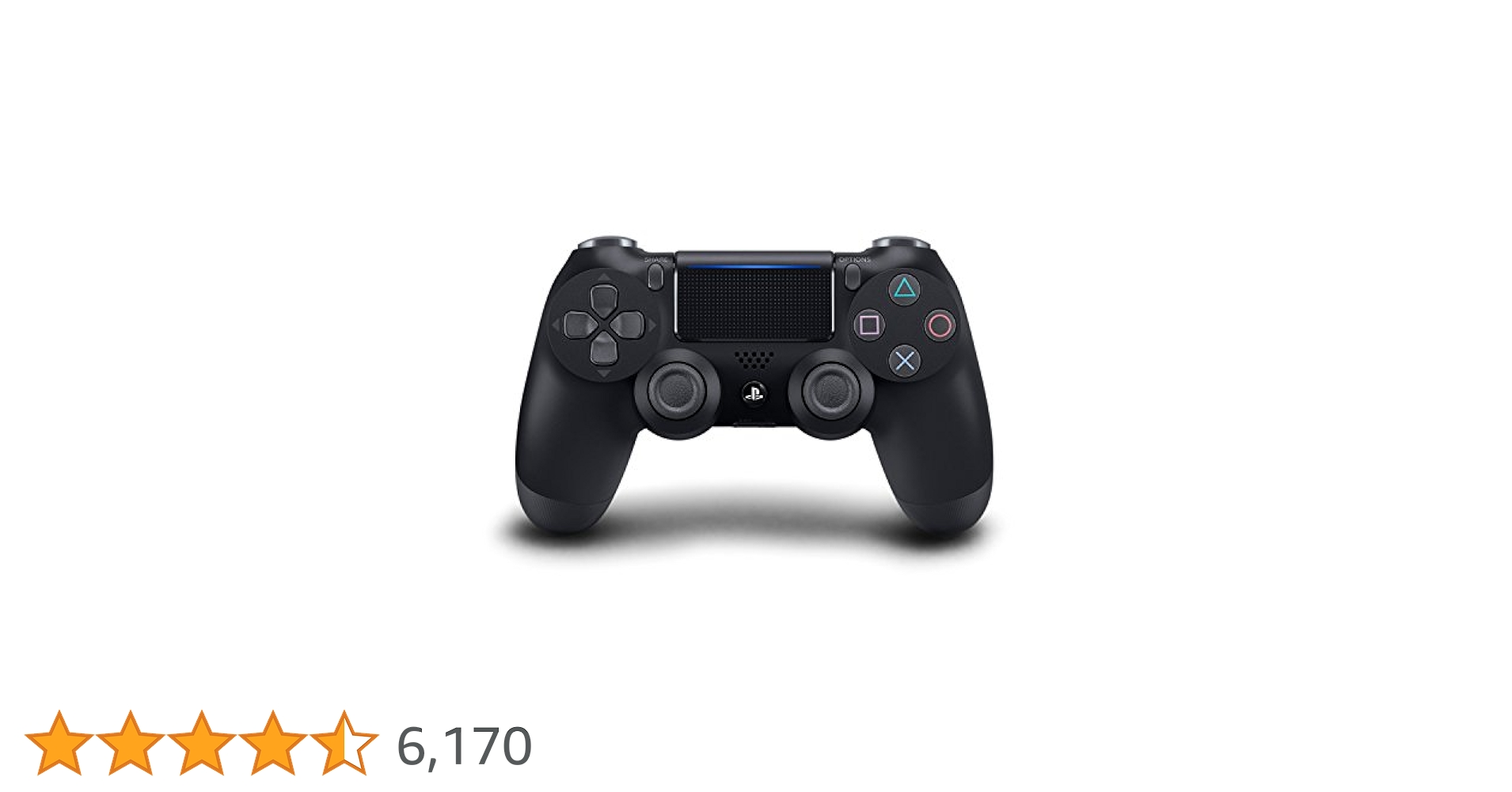 PS4: Official Dualshock 4 Wireless Controller - Jet Black