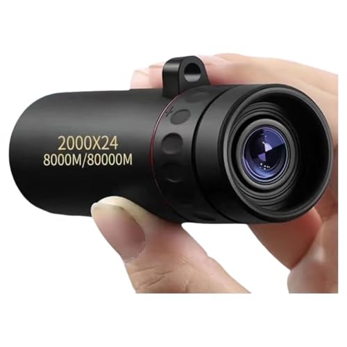 Compact High Power Monocular Telescope, 8X Magnification Portable Single Tube for Hiking, Bird Watching, Stargazing, and Outdoor Adventures