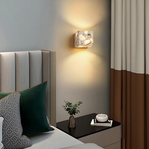 Aplique de pared LED medieval de terrazo de 12 cm para terrazas y dormitorios 2