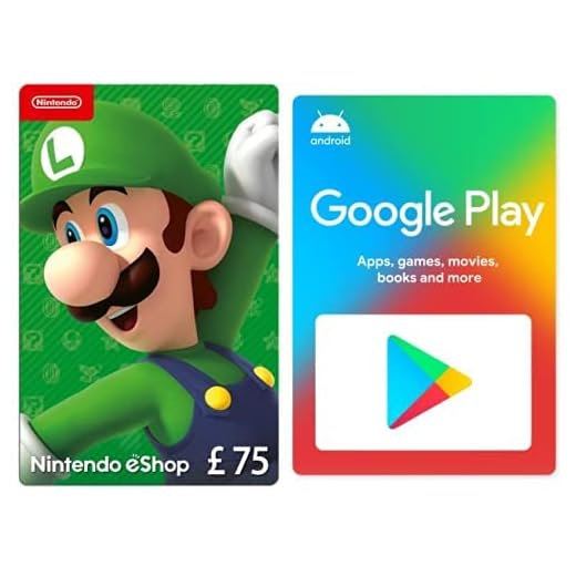 Nintendo eShop Card 75 GBP plus Google Play Code
