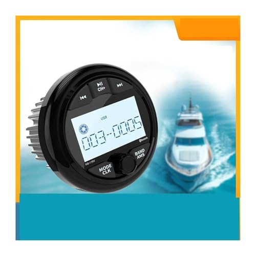 Radio stéréo marine étanche IPX5 avec Bluetooth pour bateau et yacht