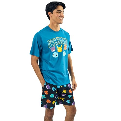 Pokemon Men's Short-Sleeve Tee and Sleep Shorts Set4