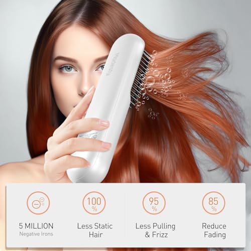 Effortless Style: Review MODESTY Portable Cordless Hair Straightener Brush