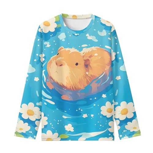 Girls Long Sleeve Shirts Tween Casual Pullover Sweatshirt Athletic Tops Size 3-16Y