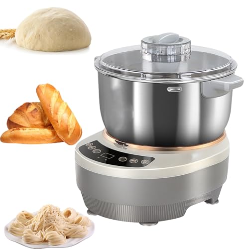 Máquina for amasar con función de fermento, máquina for amasar pan de cocina, máquina for hacer masa for pizza, for masa de bola de masa de Pizza y pan(5L)