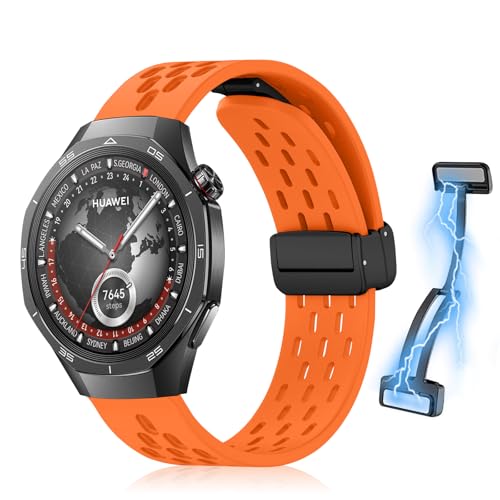 [KeeFos] 22mm �o���h Huawei Watch GT Runner 2/GT6 Pro 46mm/GT6 46mm/GT5 Pro/GT5/GT4/GT3(46 mm) �Ή� �����o���h �V���R�[�� �����x���g ���߉\ �ʋC�� �_�炩�� �V