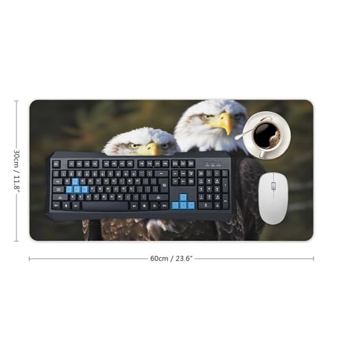 Tapis de souris antidérapant grand format avec surface de glisse fluide - 2