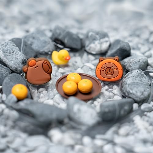 GeekShare 4PCS Capybara Thumb Grip Caps for Switch,Cute Silicone Joystick Caps,Soft Thumbstick Cover Compatible with Nintendo Switch/OLED/Switch Lite - Image 7