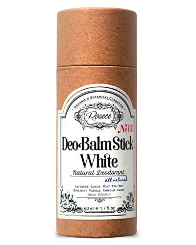 Rosece Natural Deodorant, Aluminum Free, Vegan, Cruelty Free, Eco Friendly 1.7 fl oz (Lavender & Lemon)