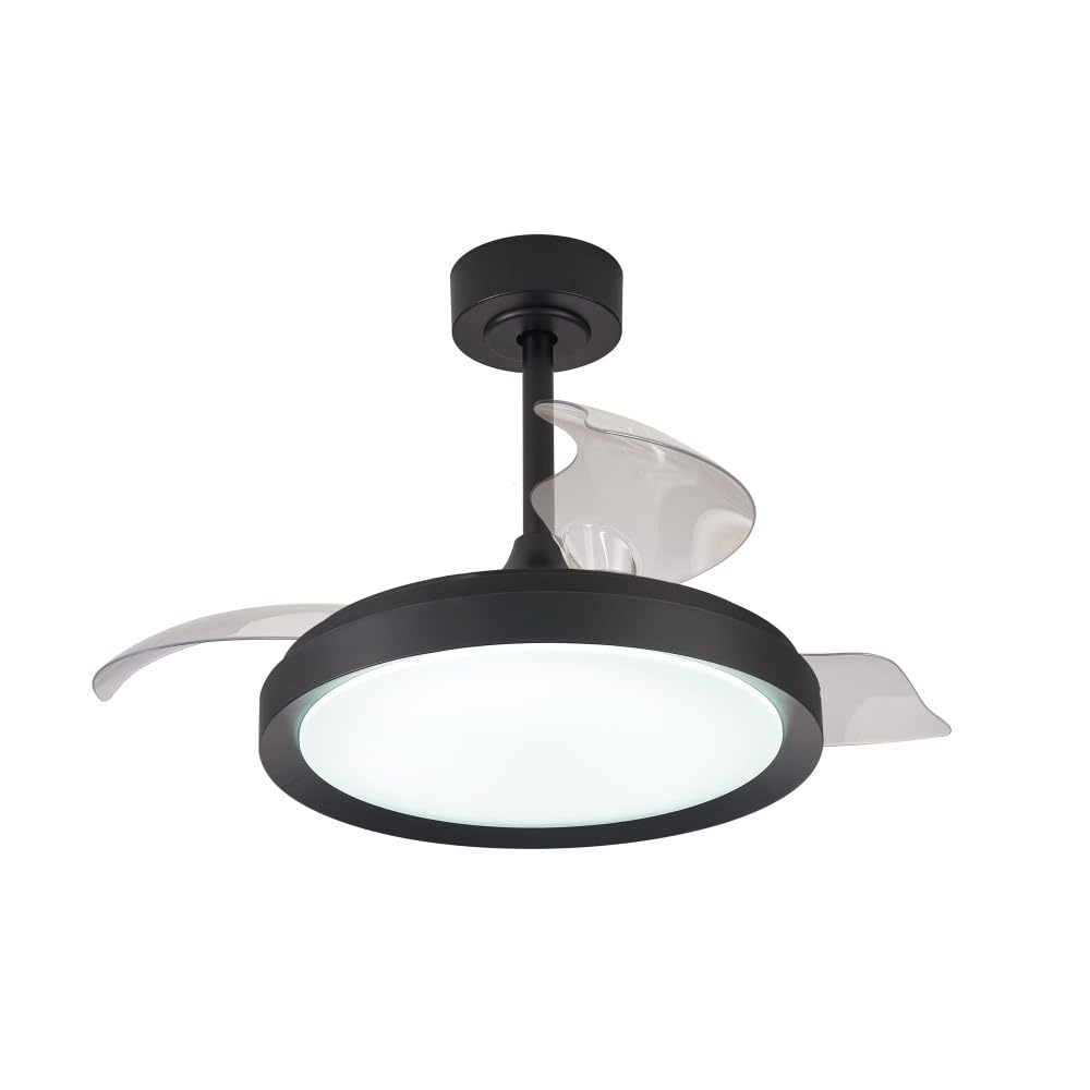 Mantra Iluminación Ventilatore da soffitto MISTRAL MINI nero