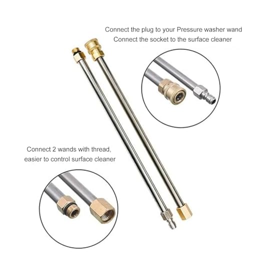 Occupiedpet 16" Pressure Washer Surface Cleaner
