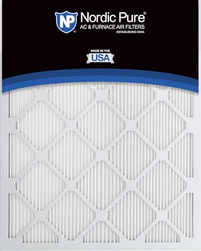 Image of Nordic Pure 15x20x1 Tru Mini Pleat MERV 8 AC Furnace Air Filters 3 Pack | Actual Size: 14 1 /2 x 19 1 /2 x 3 /4 Made in USA, 2.5x More Pleats, Larger Airborne Particles, Lint, Dust & Pollen