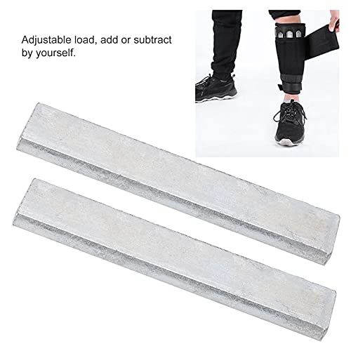 2 Placas de Peso Dos Pces para Colete Ponderado, Barra de Aço Inoxidável de Pulso Ajustável para Hom