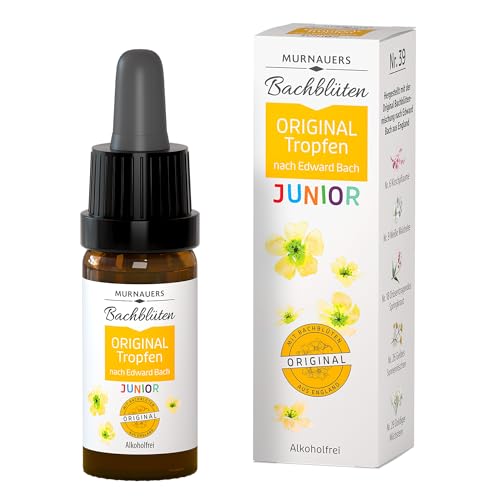 Murnauers Bachblüten Original Junior Tropfen 10 ml |Nr. 39| Alltag in Balance | Mit Original Bachblüten nach Edward Bach aus England