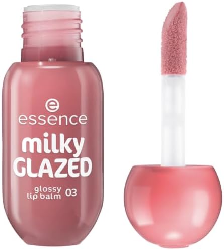 essence milky GLAZED glossy lip balm 03 Cream Of The Crop