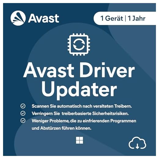 Avast Driver Updater 2025 | 1 Gerät | 1 Jahr | Aktivierungscode per Email