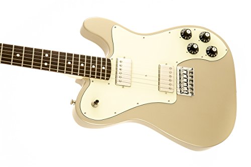 Fender 0142400706 Chris Shiflett Telecaster Deluxe Touche Palissandre Guitare électrique – Noir Shoreline Gold - Les Beatles, Paul McCartney, John Lennon, RIngo Starr, George Harrison Fender 0142400706 Chris Shiflett Telecaster Deluxe Touche Palissandre Guitare électrique – Noir Shoreline Gold – Image 5