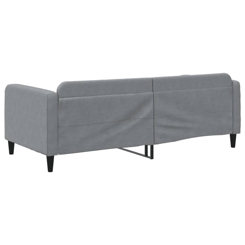 Rozkładana 2w1 z tkaniny do salonu i sypialni Szary 90x200 cm