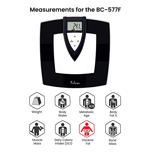 Tanita BC577F FitScan Full Body Composition Scale Glass