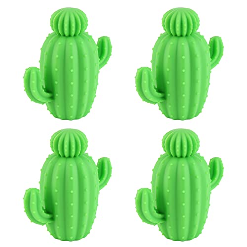 Sunseeke Silicone Dryer Balls, Natural Fabric Softener, Reusable, Reduces Clothing Wrinkles and Saves Drying Time -Blue, XL 4-Pack (Viridis)