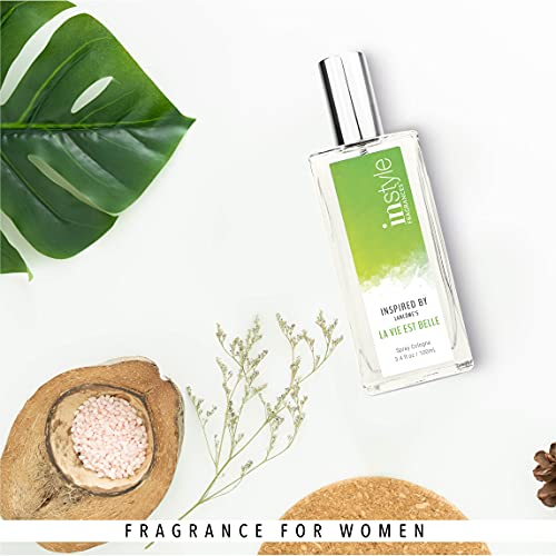 Instyle Fragrances | Inspired By Lancôme's La Vie Est Belle | Women’s Eau De Toilette | Vegan, Paraben Free, Phthalate Free | Never Tested On Animals | 3.4 Fluid Ounces #TOP1